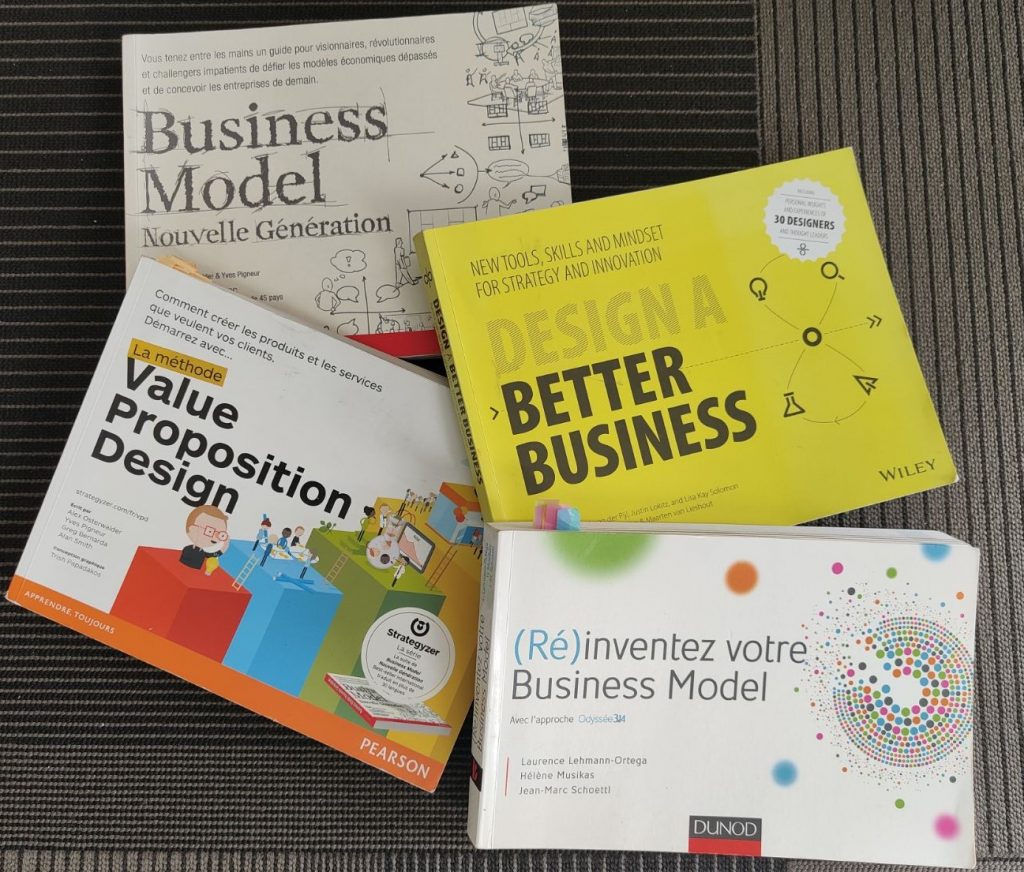 livres sur lequel nous nous basons pour l'atelier modèle économique